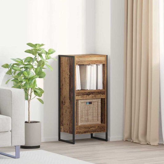 Book Cabinet Old Wood 40 x 30 x 86.5 cm Engineered Wood