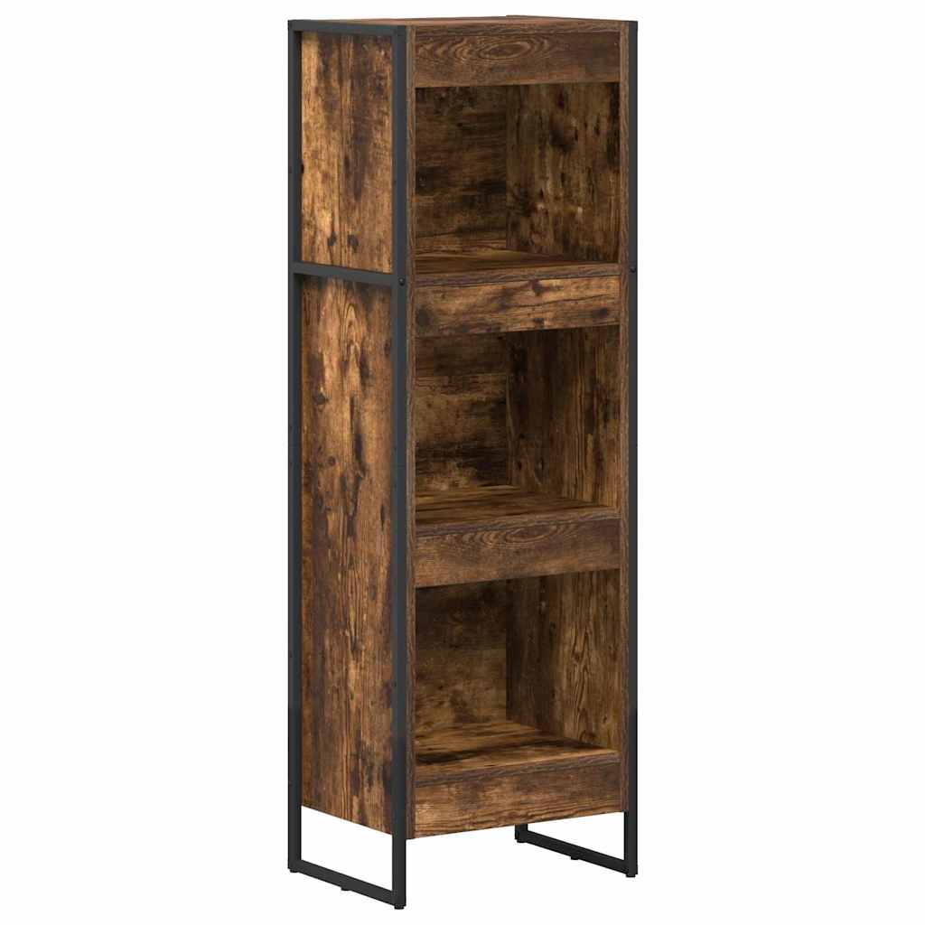 Book Cabinet Smoke Oak 40 x 30 x 121 cm Engineered Wood