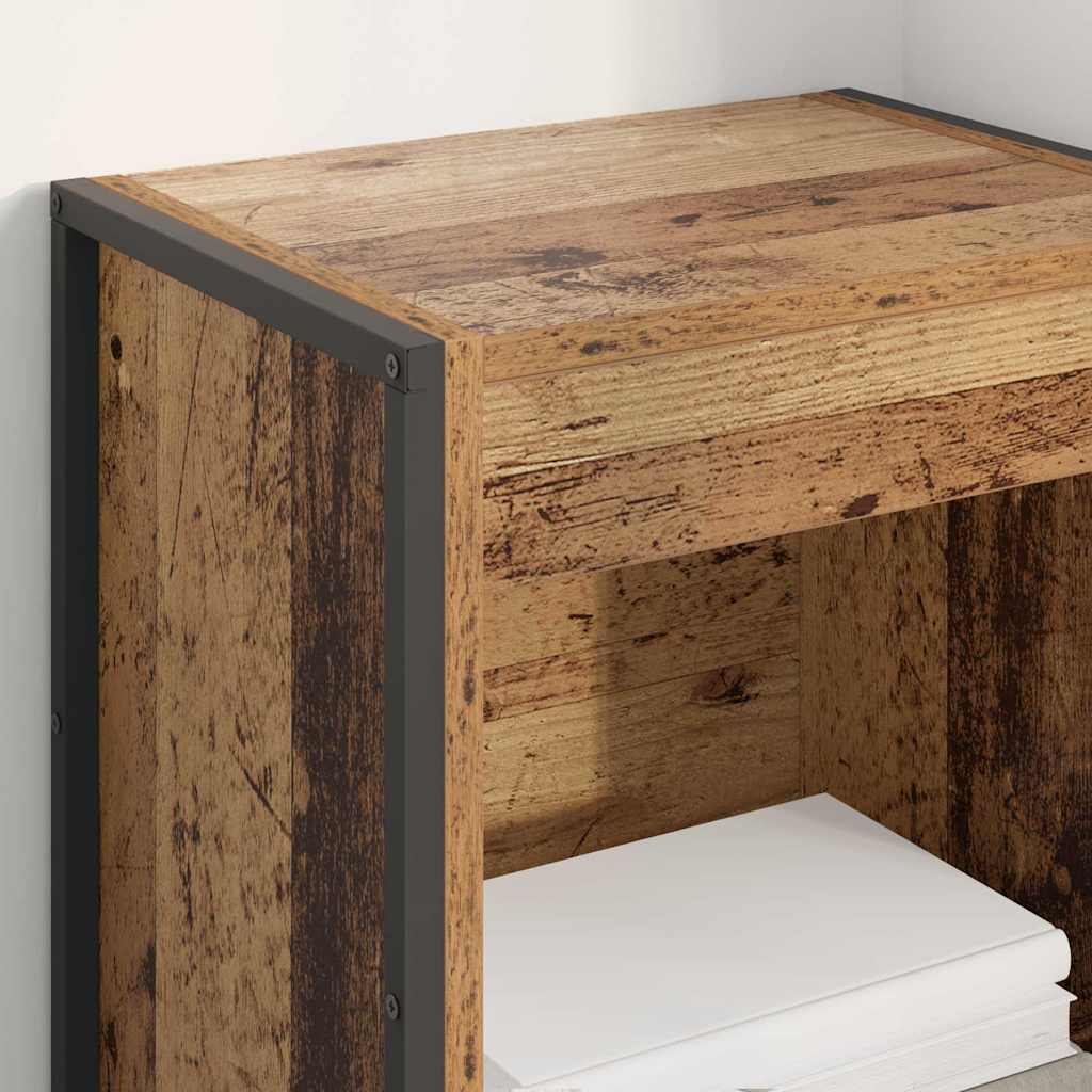 Book Cabinet Old Wood 40 x 30 x 121 cm Engineered Wood