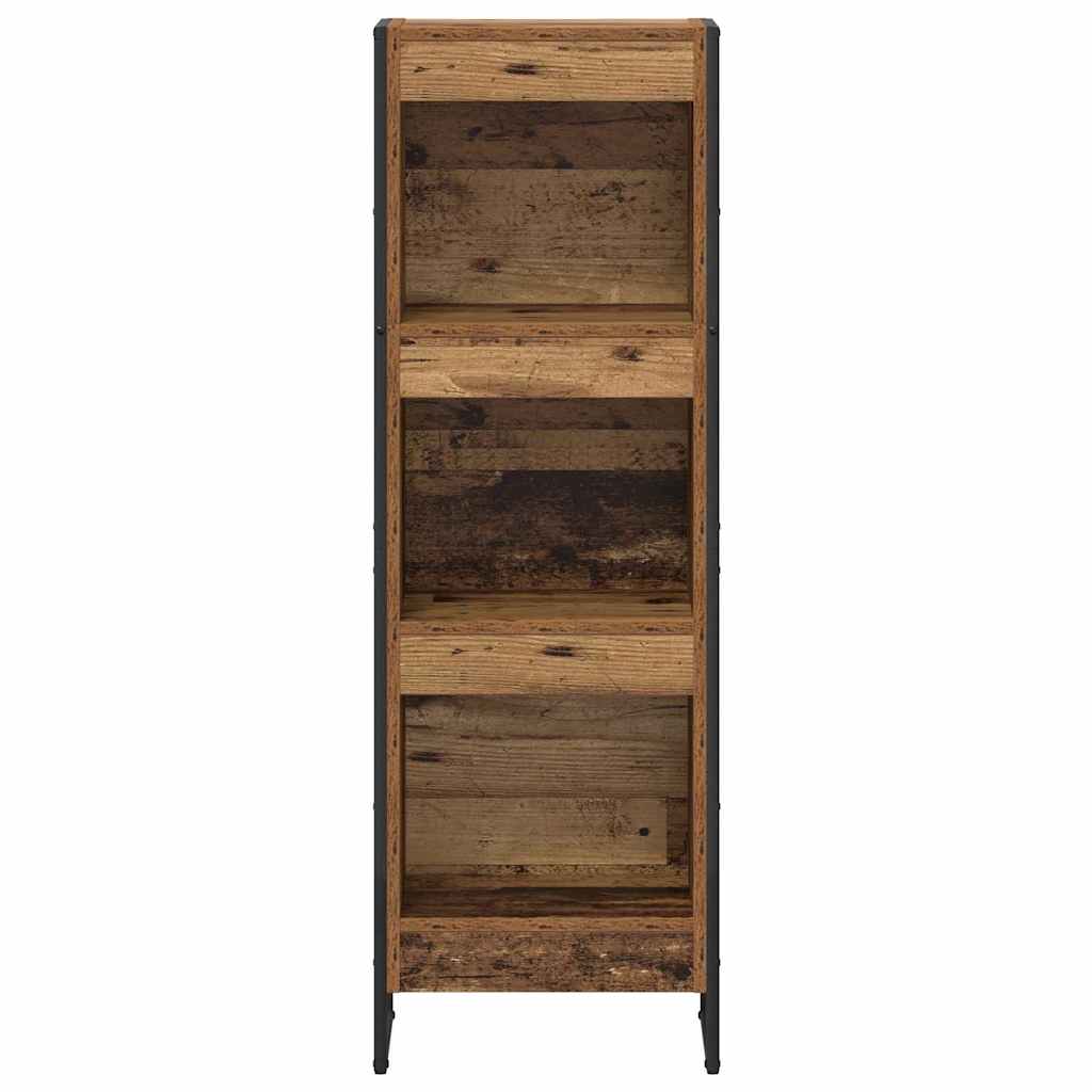 Book Cabinet Old Wood 40 x 30 x 121 cm Engineered Wood
