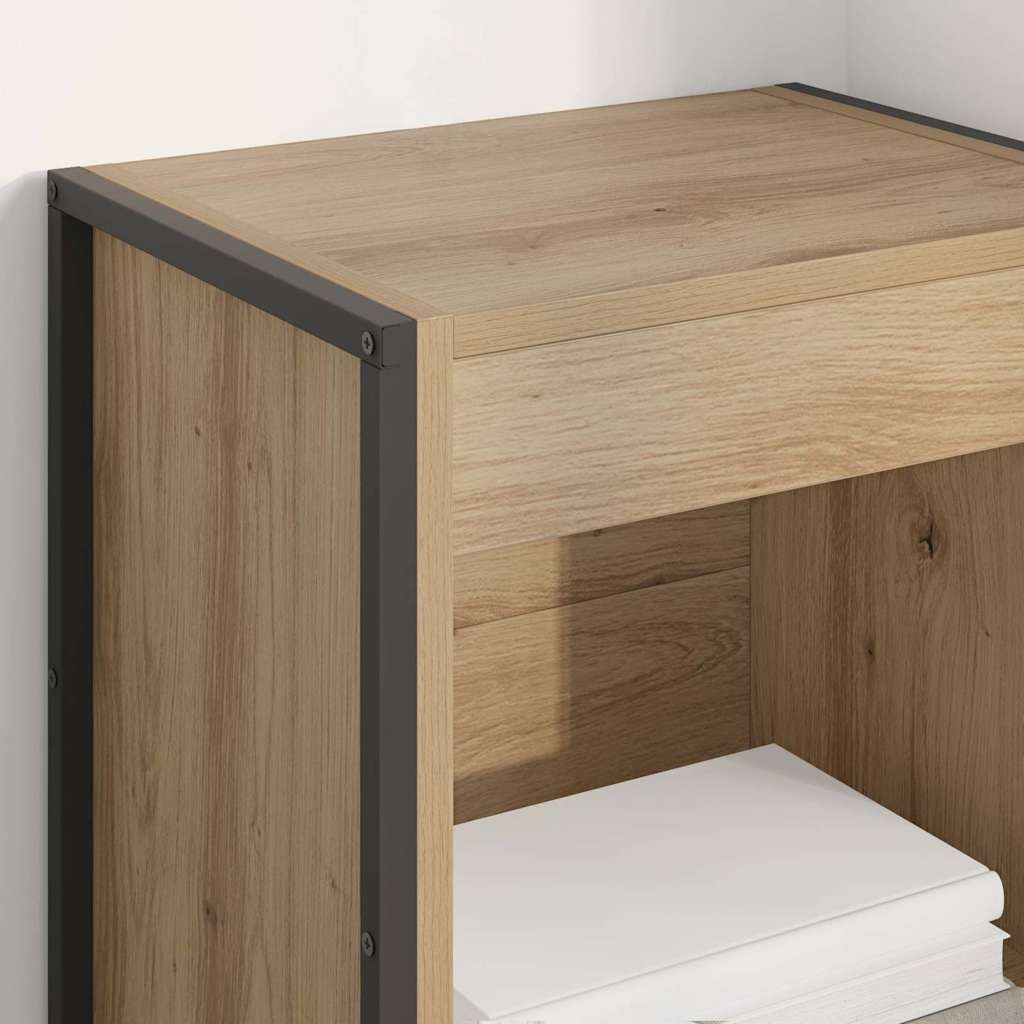 Book Cabinet Artisian Oak 40 x 30 x 121 cm Engineered Wood