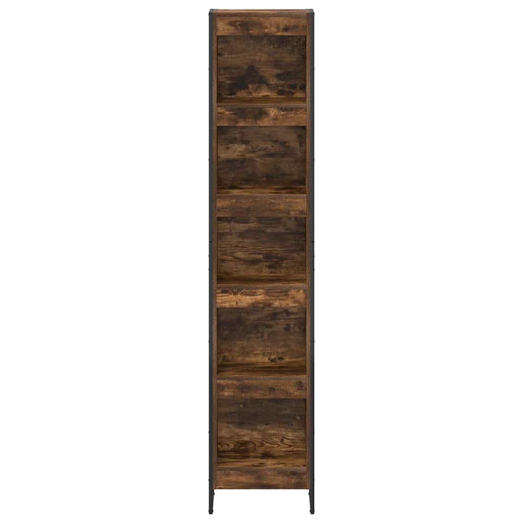 Book Cabinet Smoke Oak 40 x 30 x 189.5 cm Engineered Wood