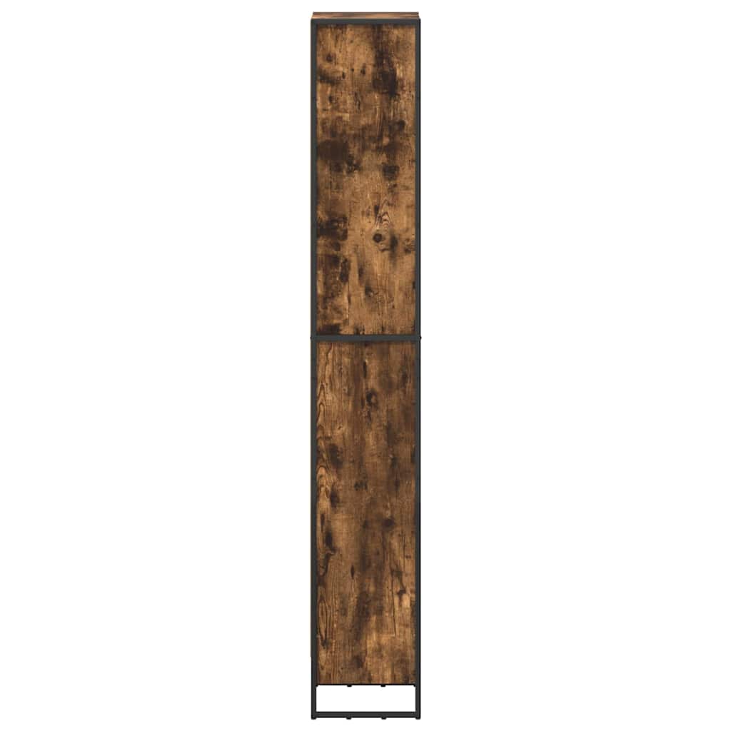 Book Cabinet Smoke Oak 40 x 30 x 189.5 cm Engineered Wood
