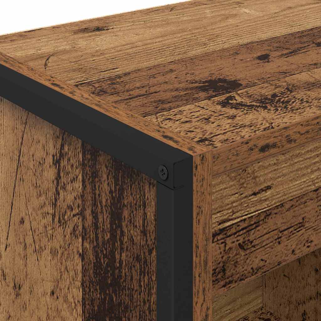 Book Cabinet Old Wood 40 x 30 x 189.5 cm Engineered Wood