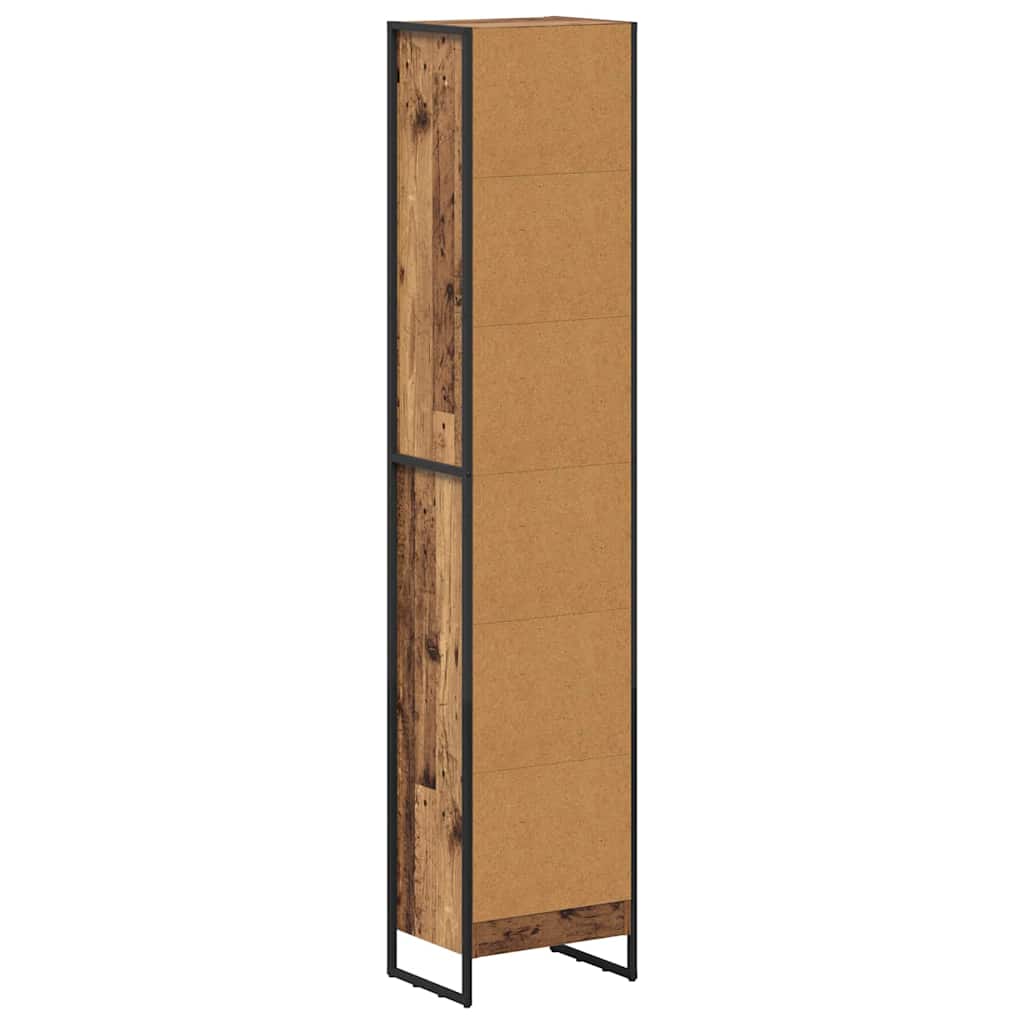 Book Cabinet Old Wood 40 x 30 x 189.5 cm Engineered Wood
