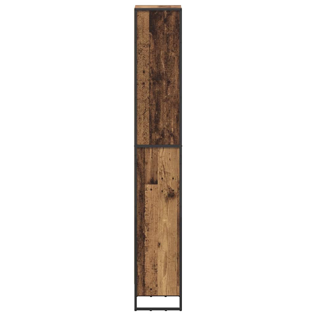 Book Cabinet Old Wood 40 x 30 x 189.5 cm Engineered Wood