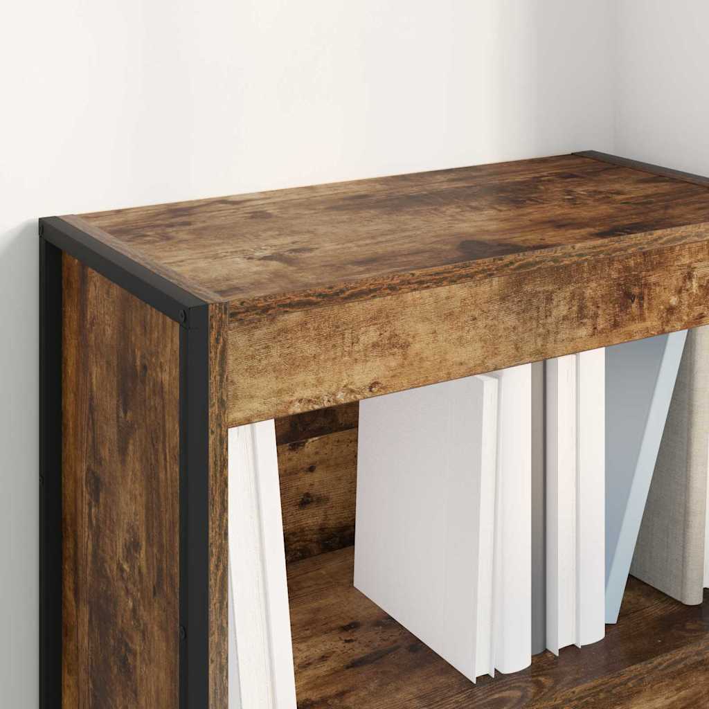 Book Cabinet Smoke Oak 60 x 30 x 86.5 cm Engineered Wood