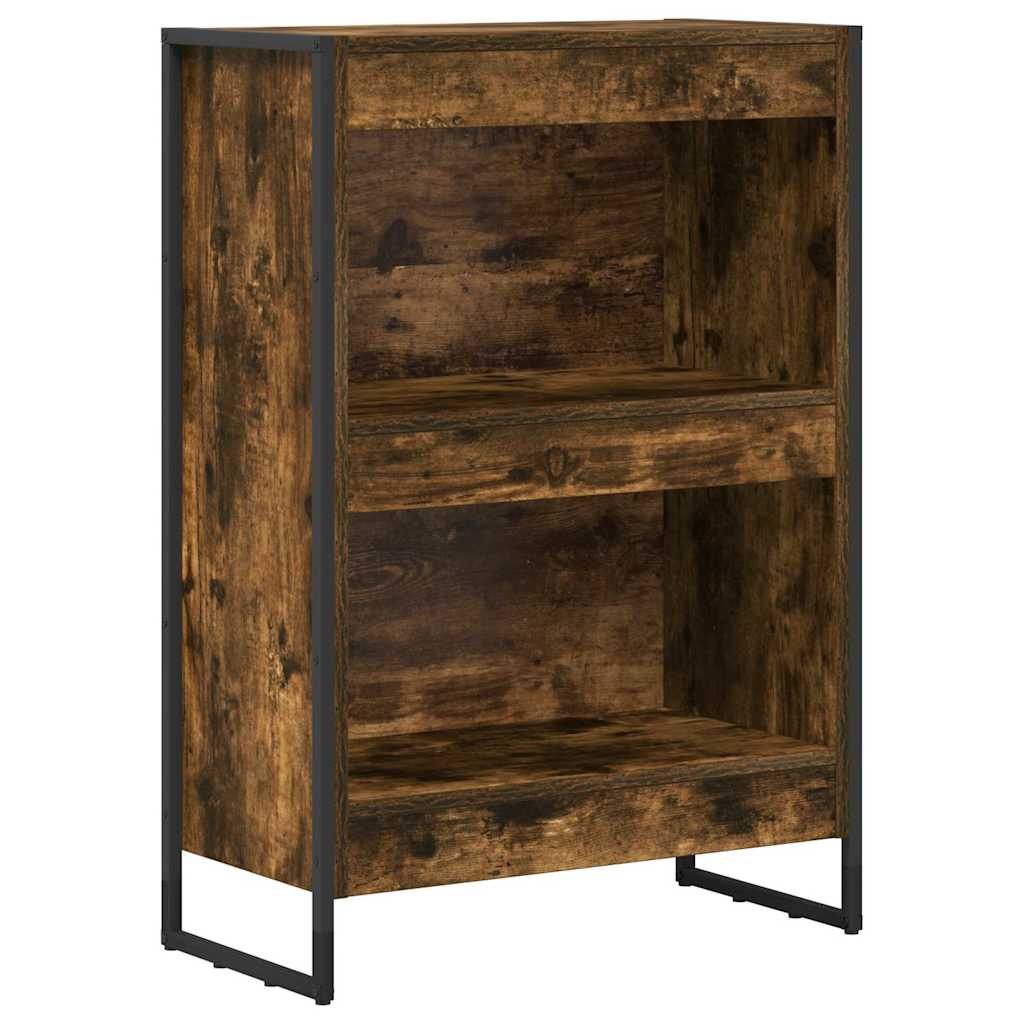 Book Cabinet Smoke Oak 60 x 30 x 86.5 cm Engineered Wood