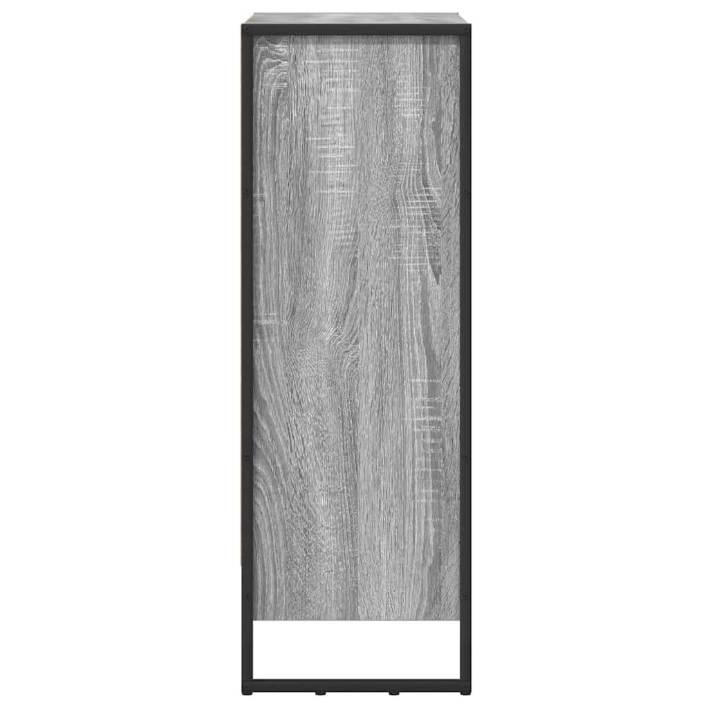 Book Cabinet Grey Sonoma 60 x 30 x 86.5 cm Engineered Wood