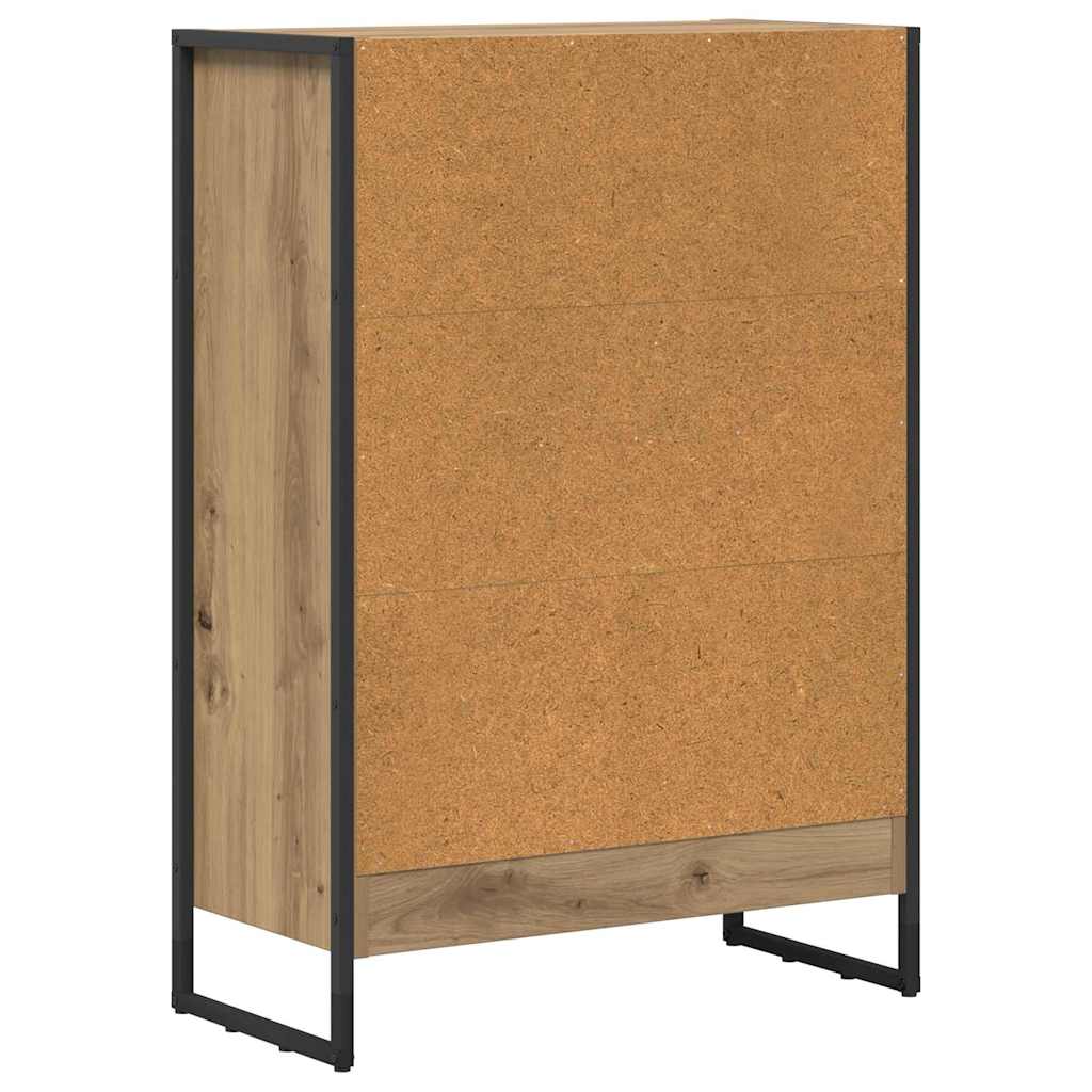 Book Cabinet Artisian Oak 60 x 30 x 86.5 cm Engineered Wood