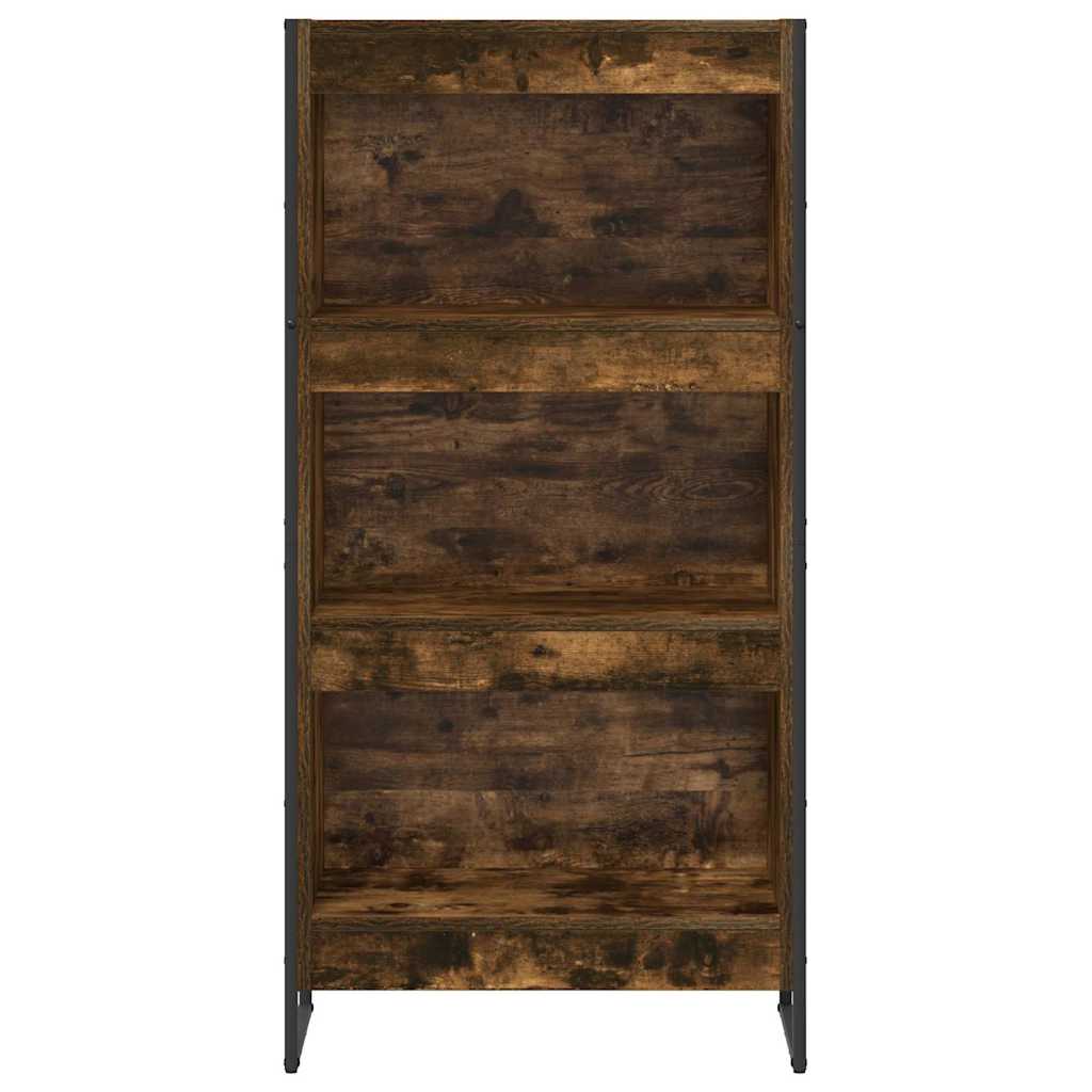 Book Cabinet Smoke Oak 60 x 30 x 121 cm Engineered Wood