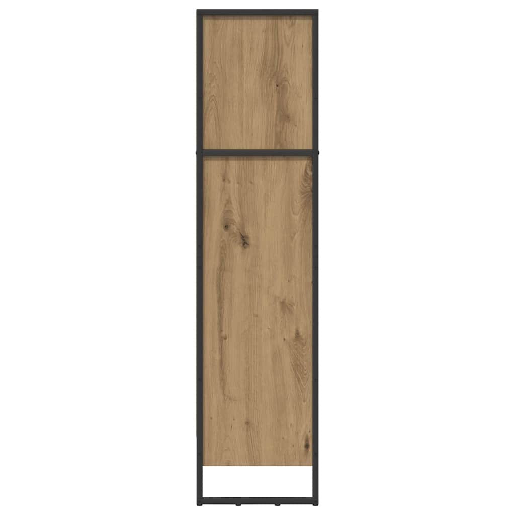 Book Cabinet Artisian Oak 60 x 30 x 121 cm Engineered Wood