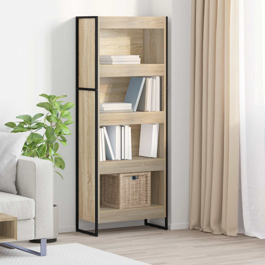 Book Cabinet Sonoma 60 x 30 x 155 cm Engineered Wood