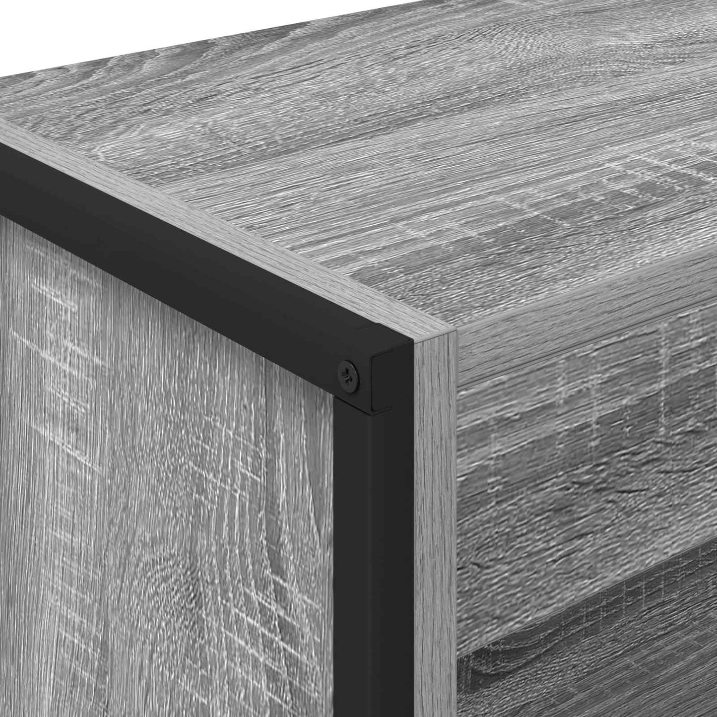 Book Cabinet Grey Sonoma 60 x 30 x 155 cm Engineered Wood