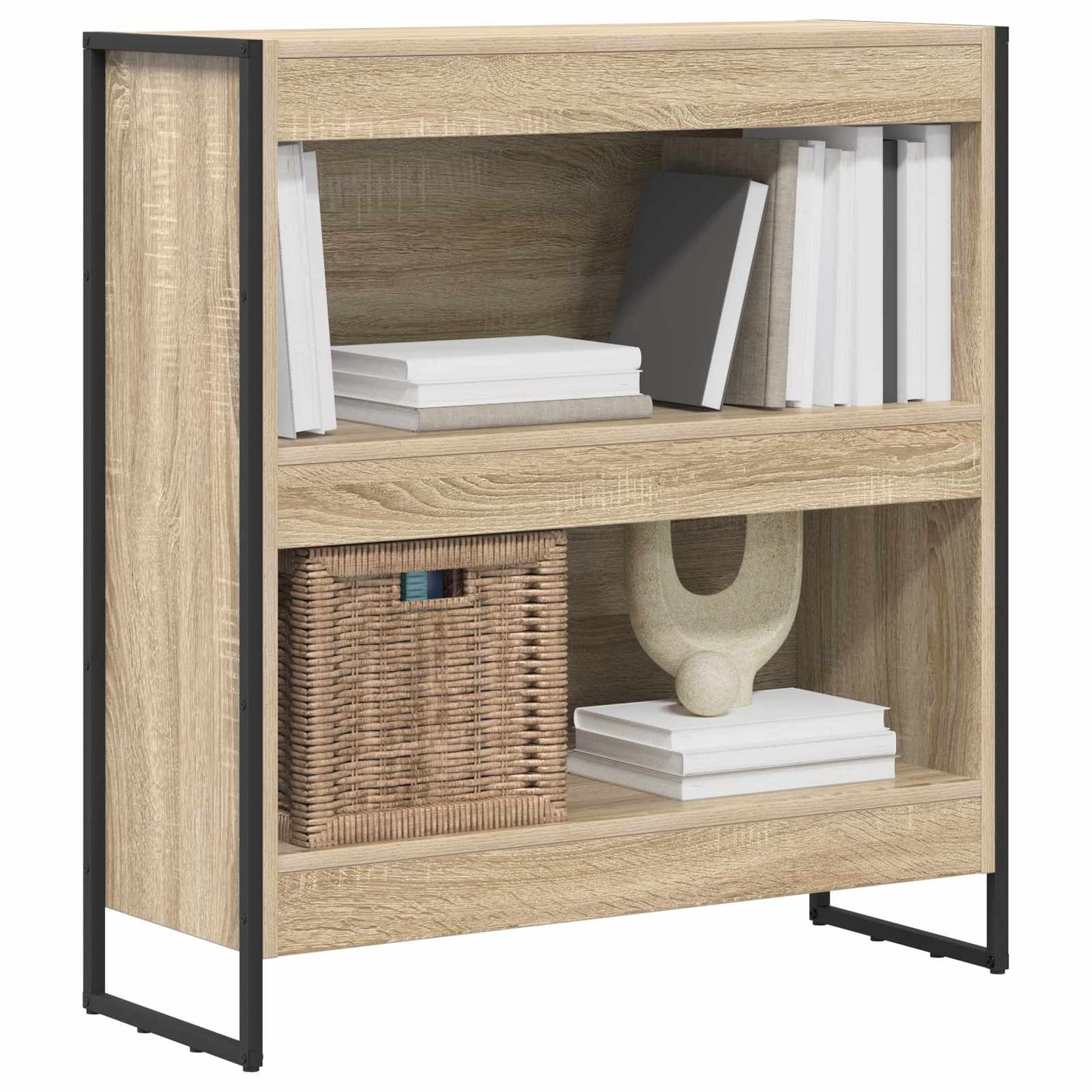 Book Cabinet Sonoma 80 x 30 x 86.5 cm Engineered Wood