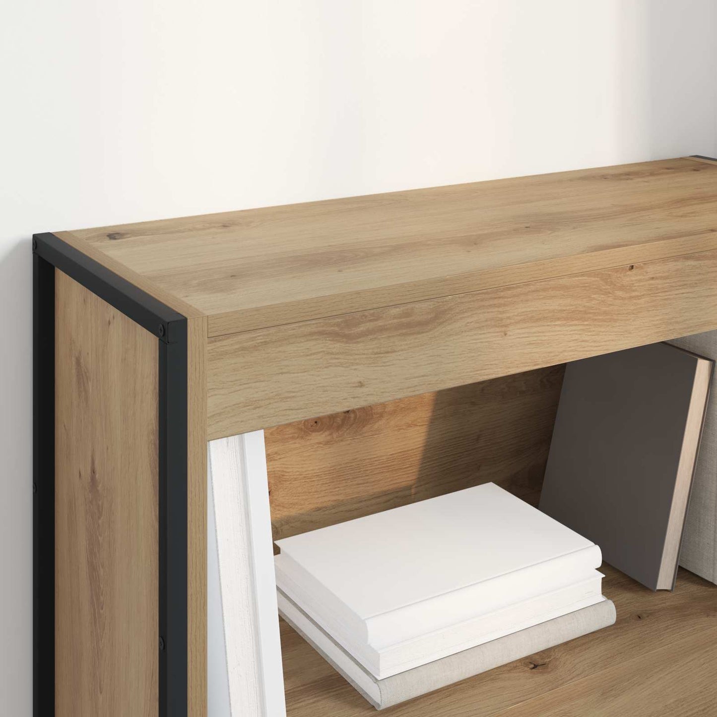 Book Cabinet Artisian Oak 80 x 30 x 86.5 cm Engineered Wood