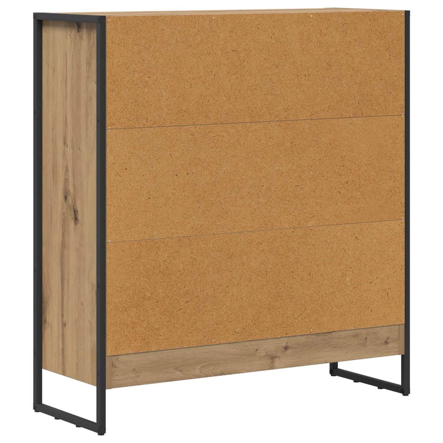 Book Cabinet Artisian Oak 80 x 30 x 86.5 cm Engineered Wood