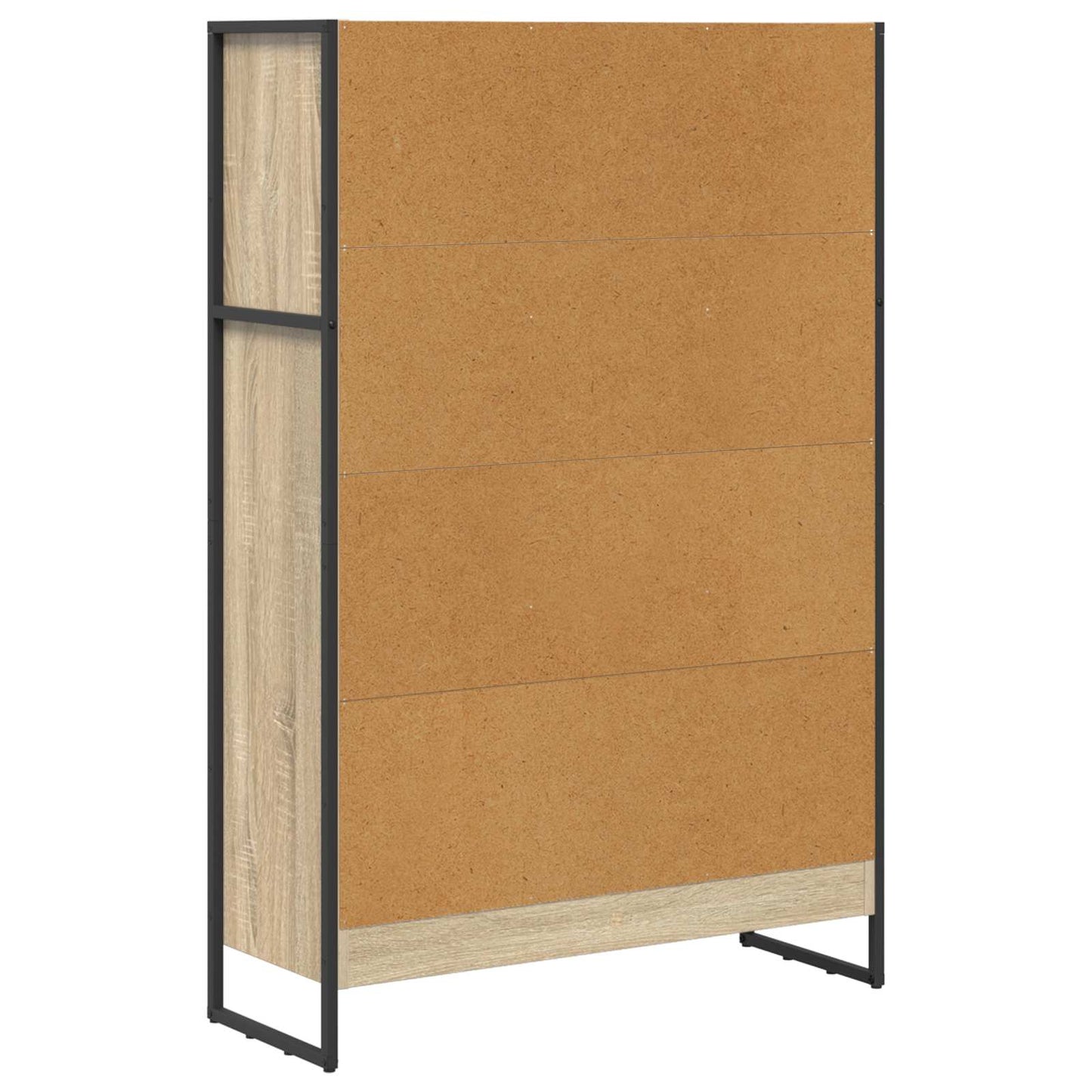 Book Cabinet Sonoma 80 x 30 x 121 cm Engineered Wood