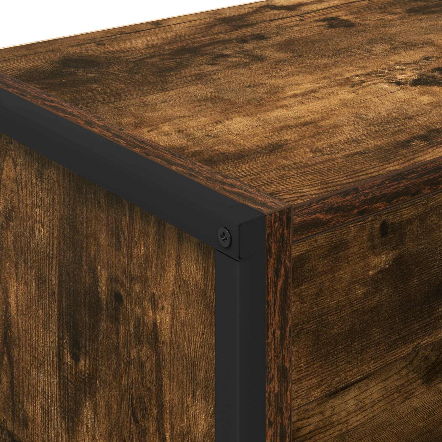 Book Cabinet Smoke Oak 80 x 30 x 121 cm Engineered Wood