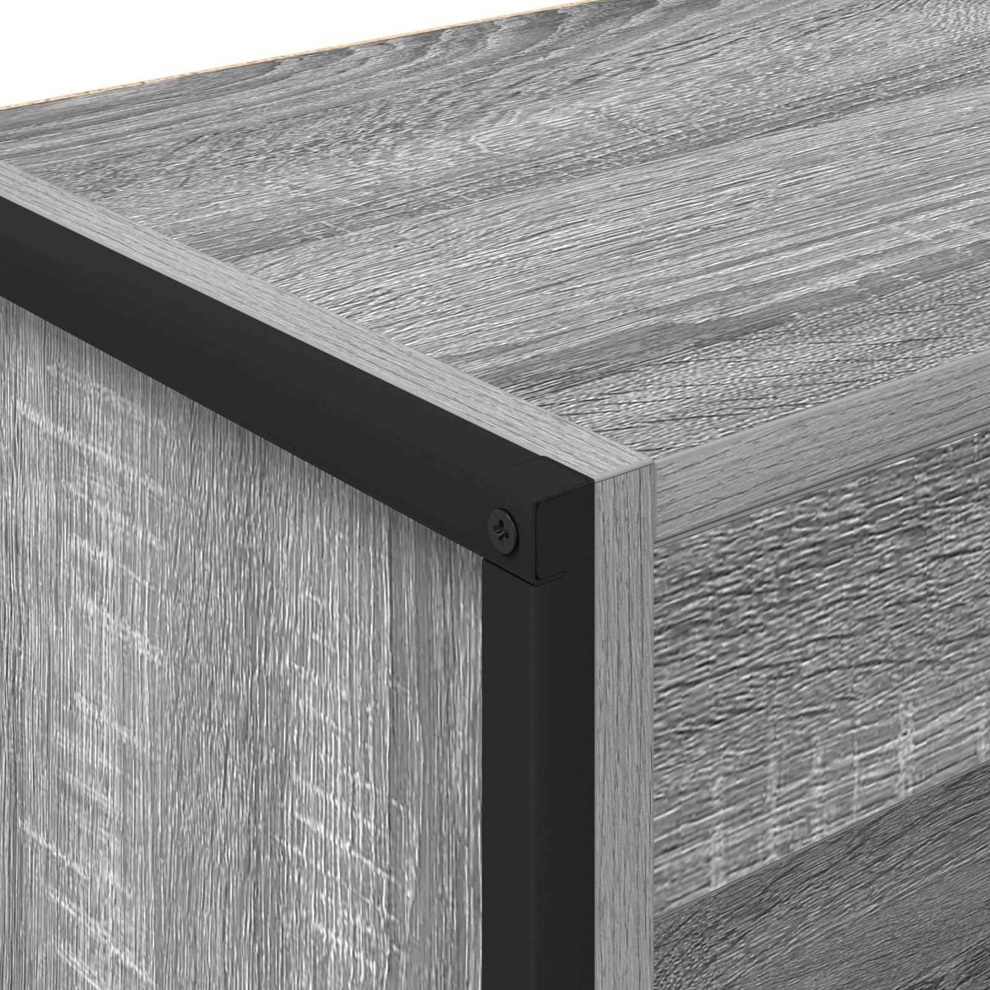 Book Cabinet Grey Sonoma 80 x 30 x 121 cm Engineered Wood