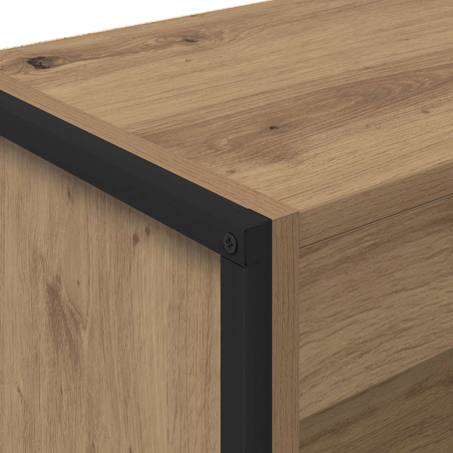 Book Cabinet Artisian Oak 80 x 30 x 121 cm Engineered Wood