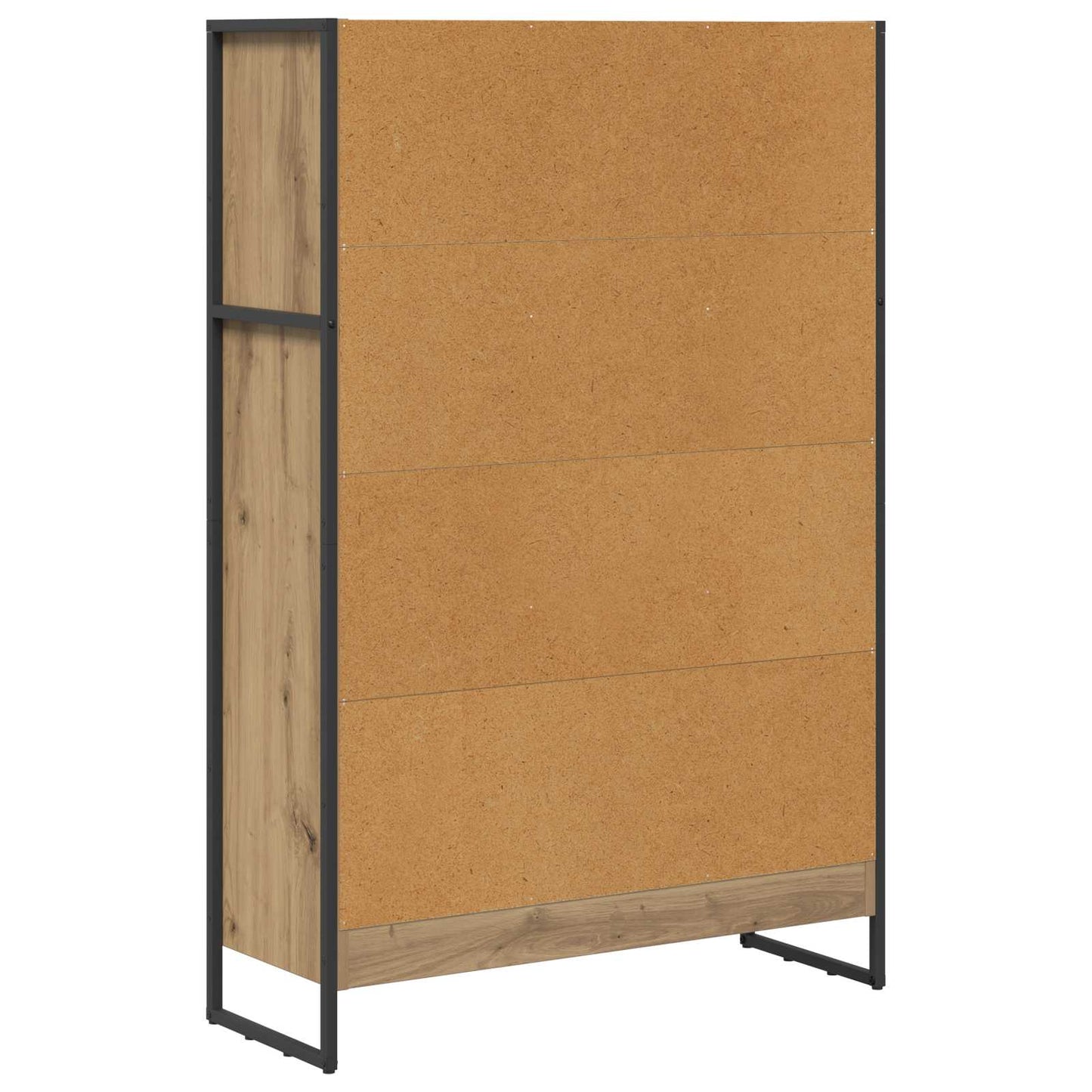 Book Cabinet Artisian Oak 80 x 30 x 121 cm Engineered Wood