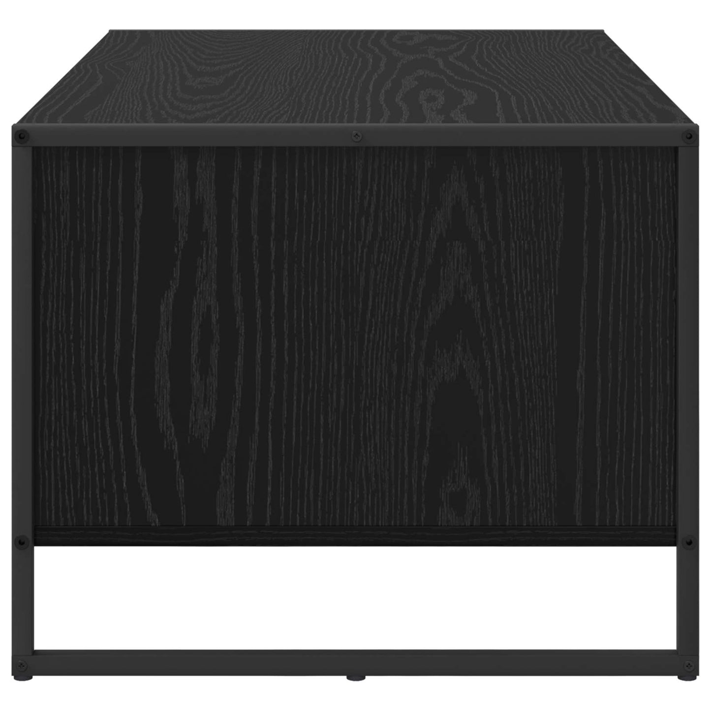 Coffee Table Black Oak 80 x 50 x 40 cm Engineered Wood