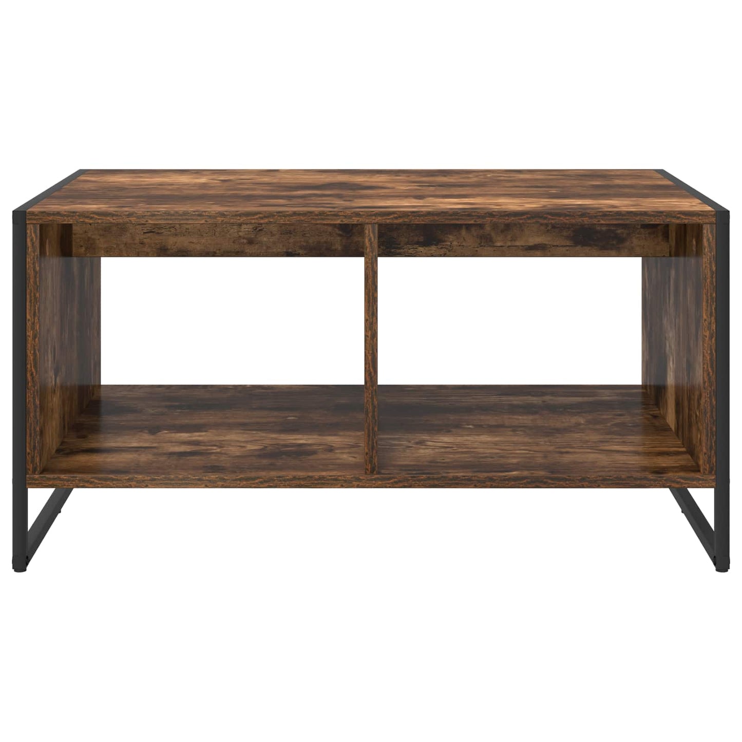 Coffee Table Smoke Oak 80 x 50 x 40 cm Engineered Wood