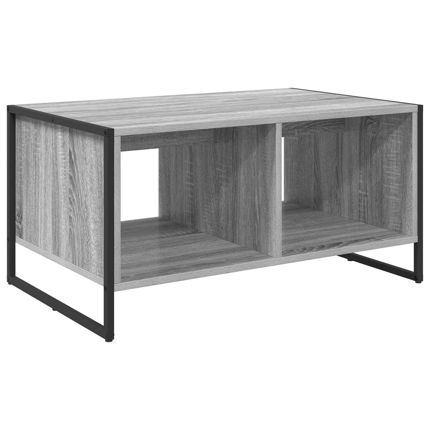 Coffee Table Grey Sonoma 80 x 50 x 40 cm Engineered Wood