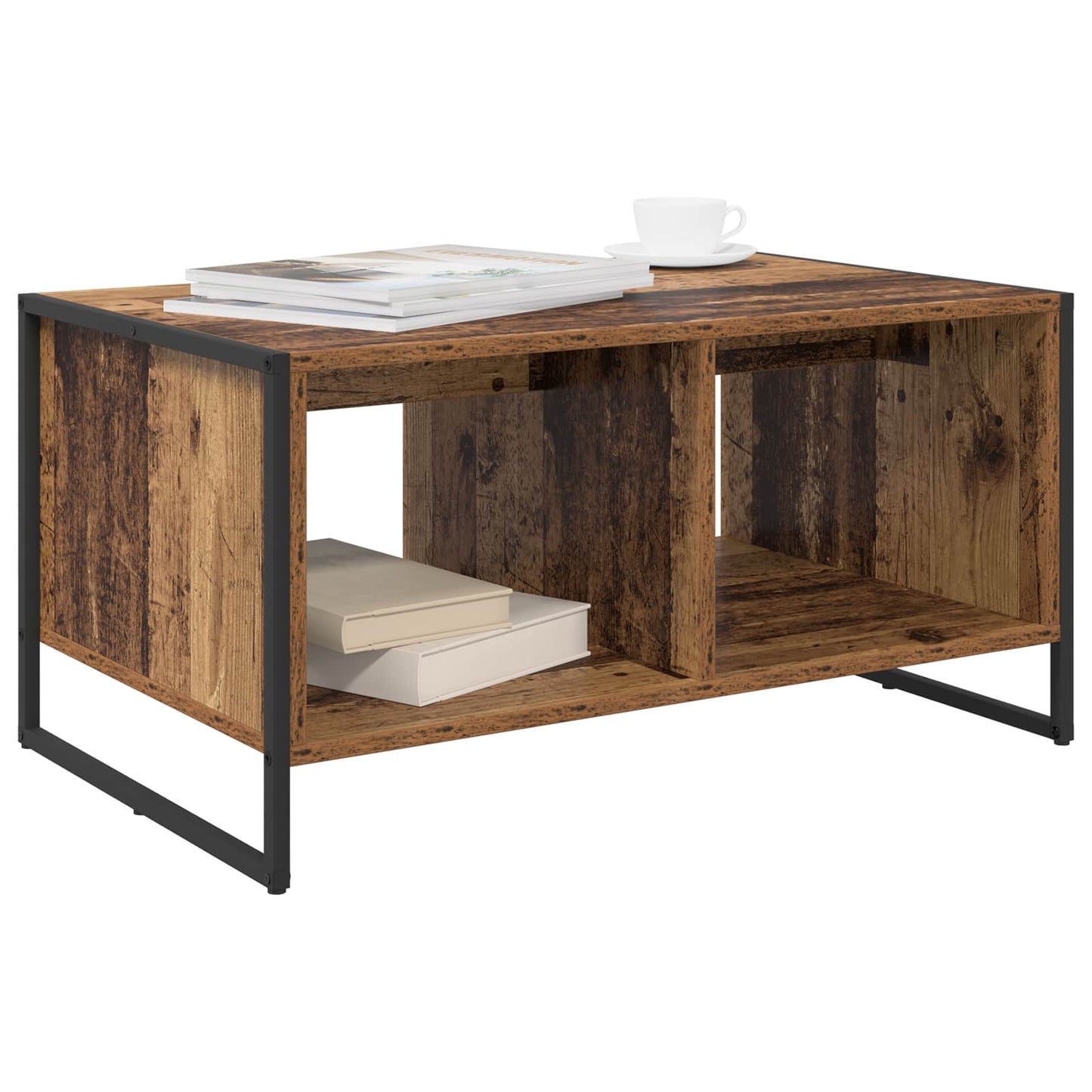 Coffee Table Old Wood 80 x 50 x 40 cm Engineered Wood