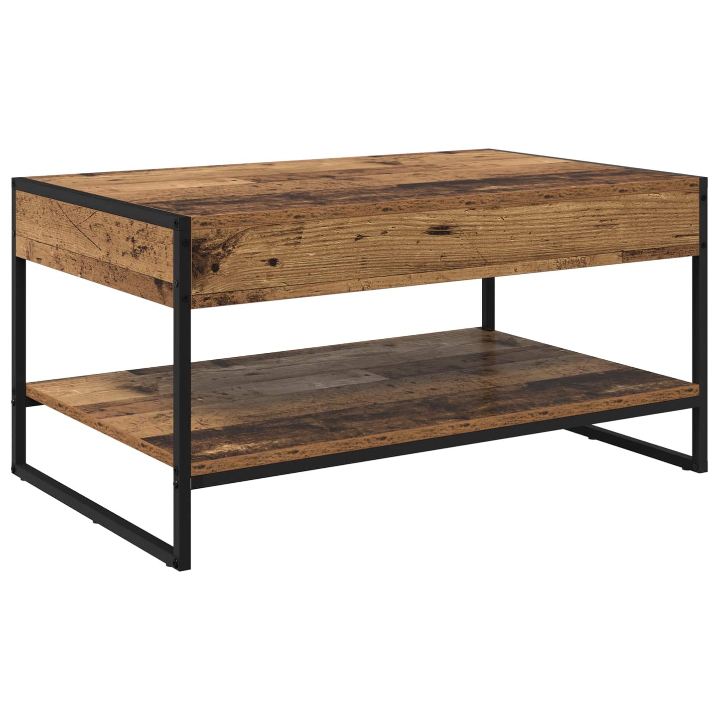 Coffee Table Old Wood 80 x 50 x 40 cm Engineered Wood