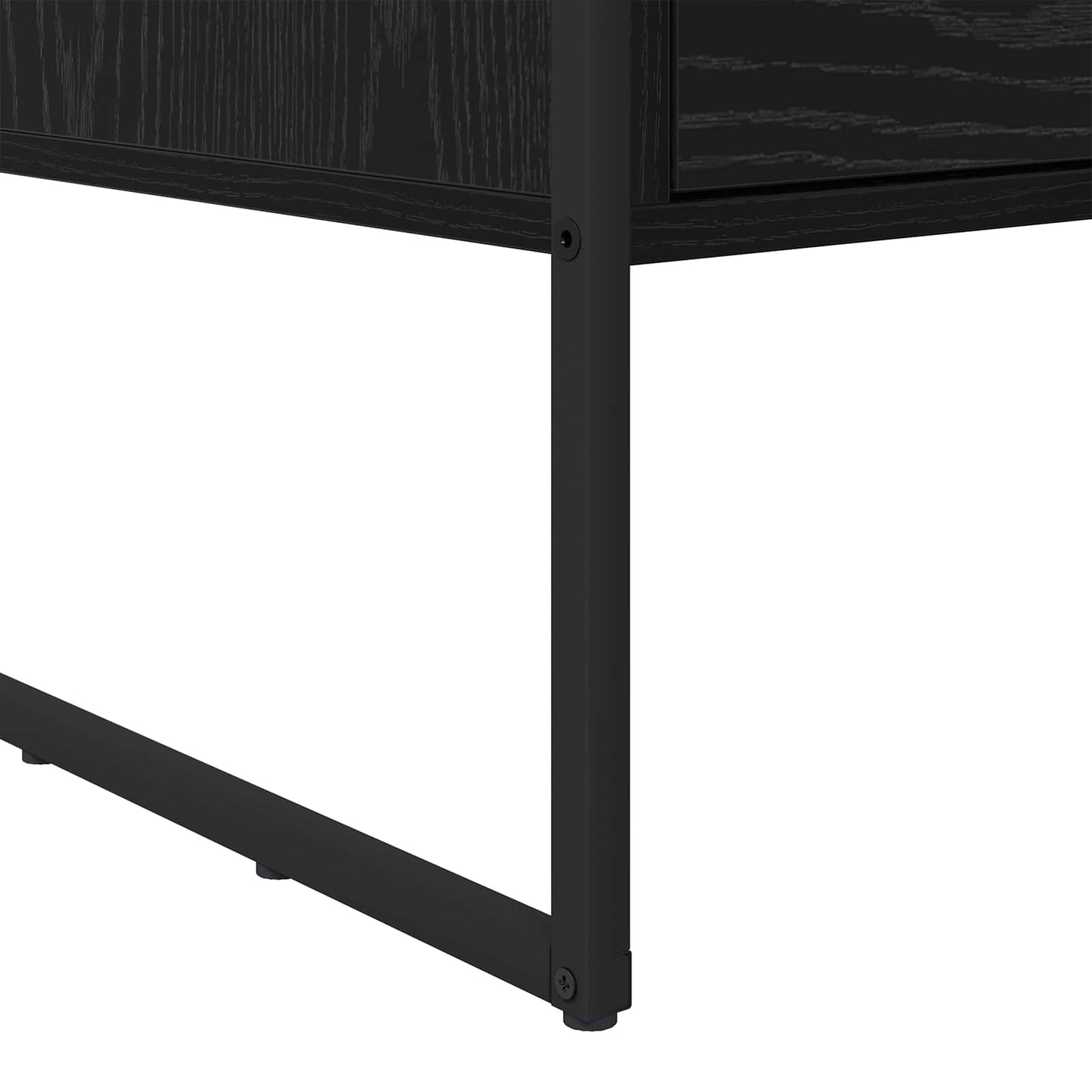 Coffee Table Black Oak 100 x 46 x 40 cm Engineered Wood