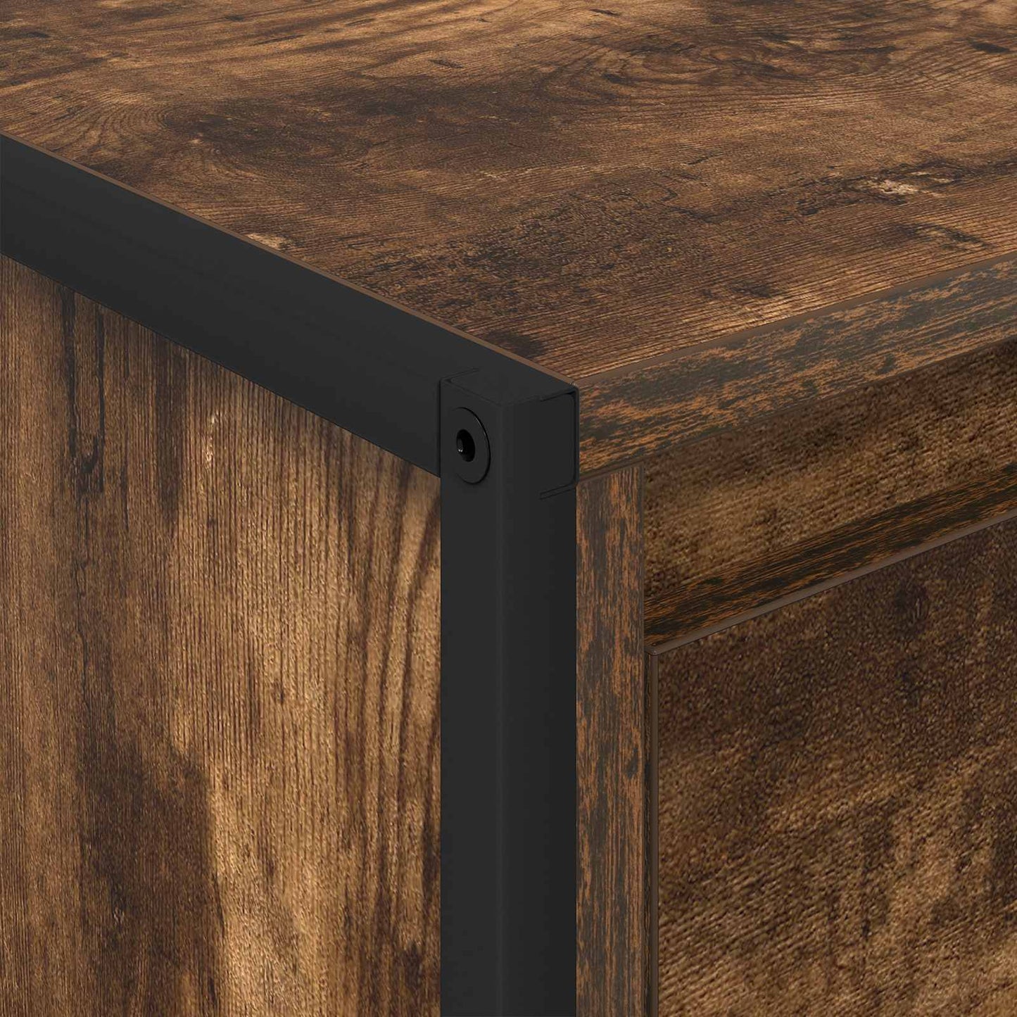 Coffee Table Smoke Oak 100 x 46 x 40 cm Engineered Wood