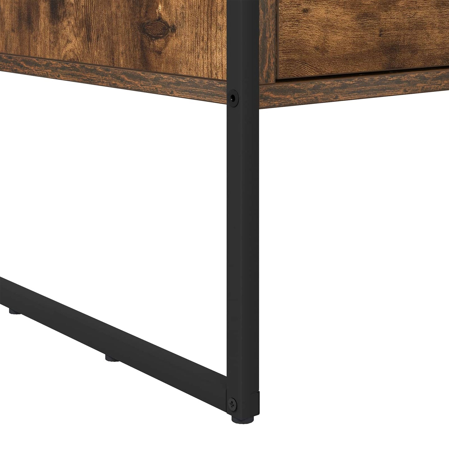 Coffee Table Smoke Oak 100 x 46 x 40 cm Engineered Wood