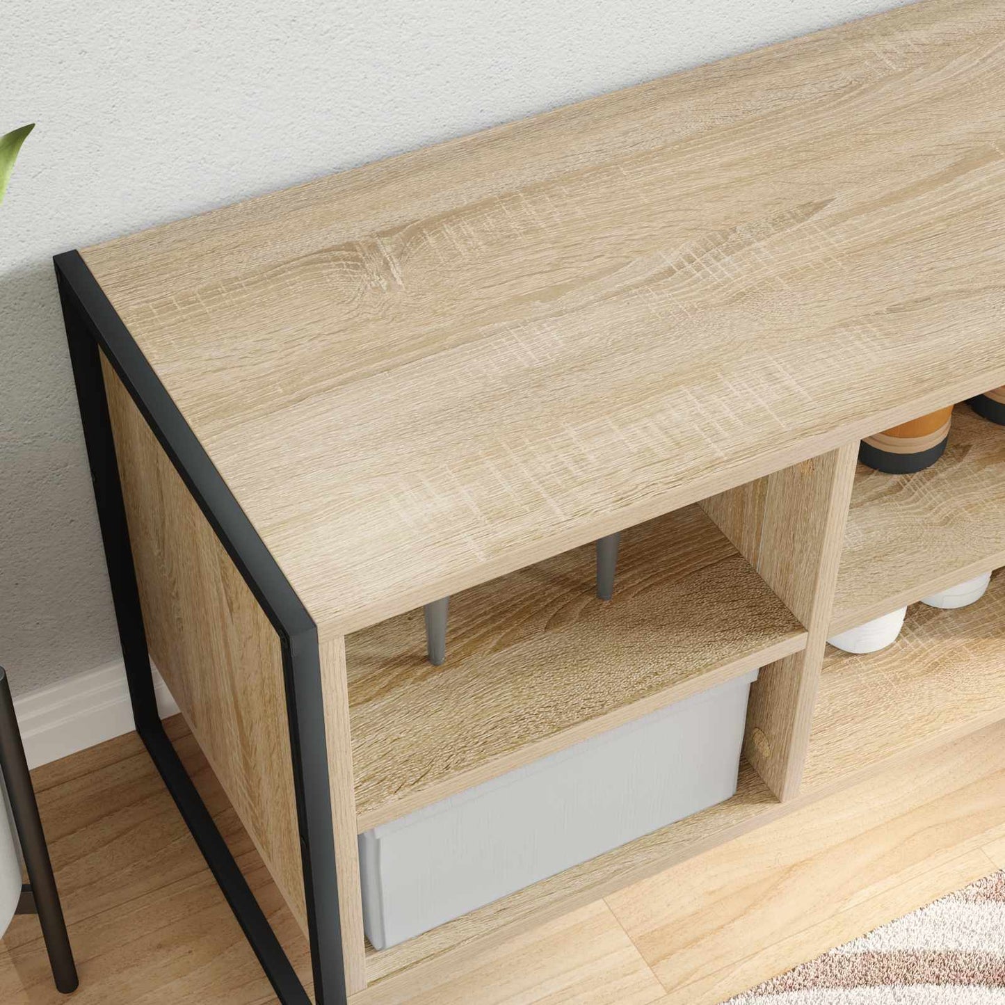 Shoe Cabinet Sonoma 60 x 35 x 44 cm Engineered Wood