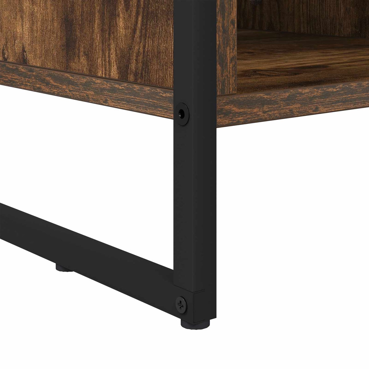 Shoe Cabinet Smoke Oak 60 x 35 x 44 cm Engineered Wood