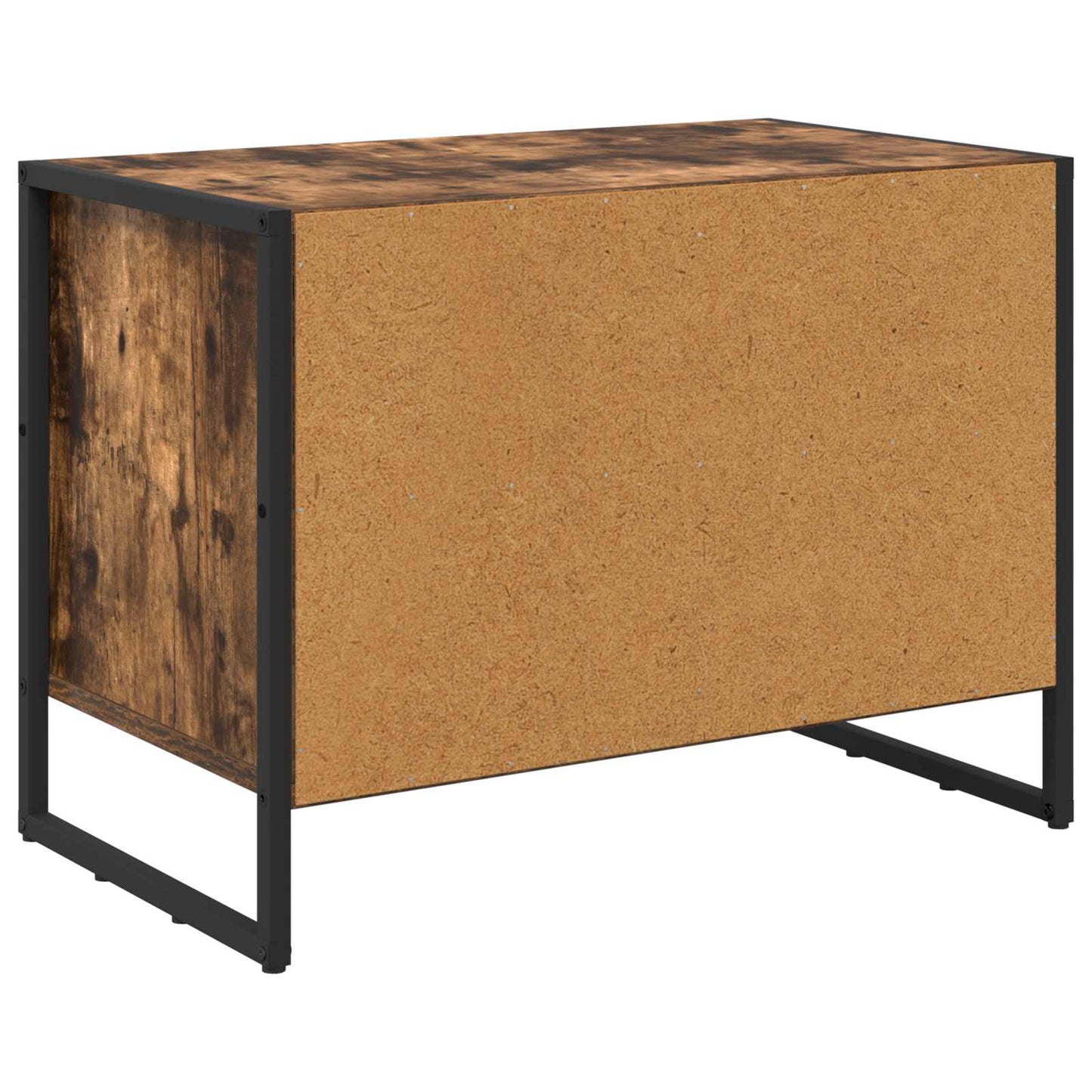 Shoe Cabinet Smoke Oak 60 x 35 x 44 cm Engineered Wood