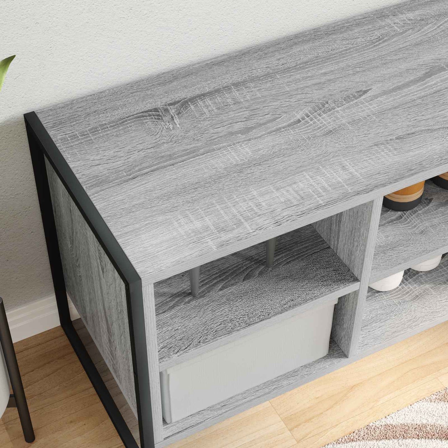 Shoe Cabinet Grey Sonoma 60 x 35 x 44 cm Engineered Wood