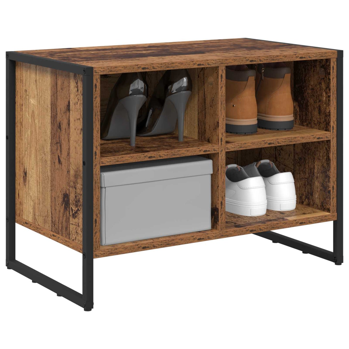 Shoe Cabinet Old Wood 60 x 35 x 44 cm Engineered Wood