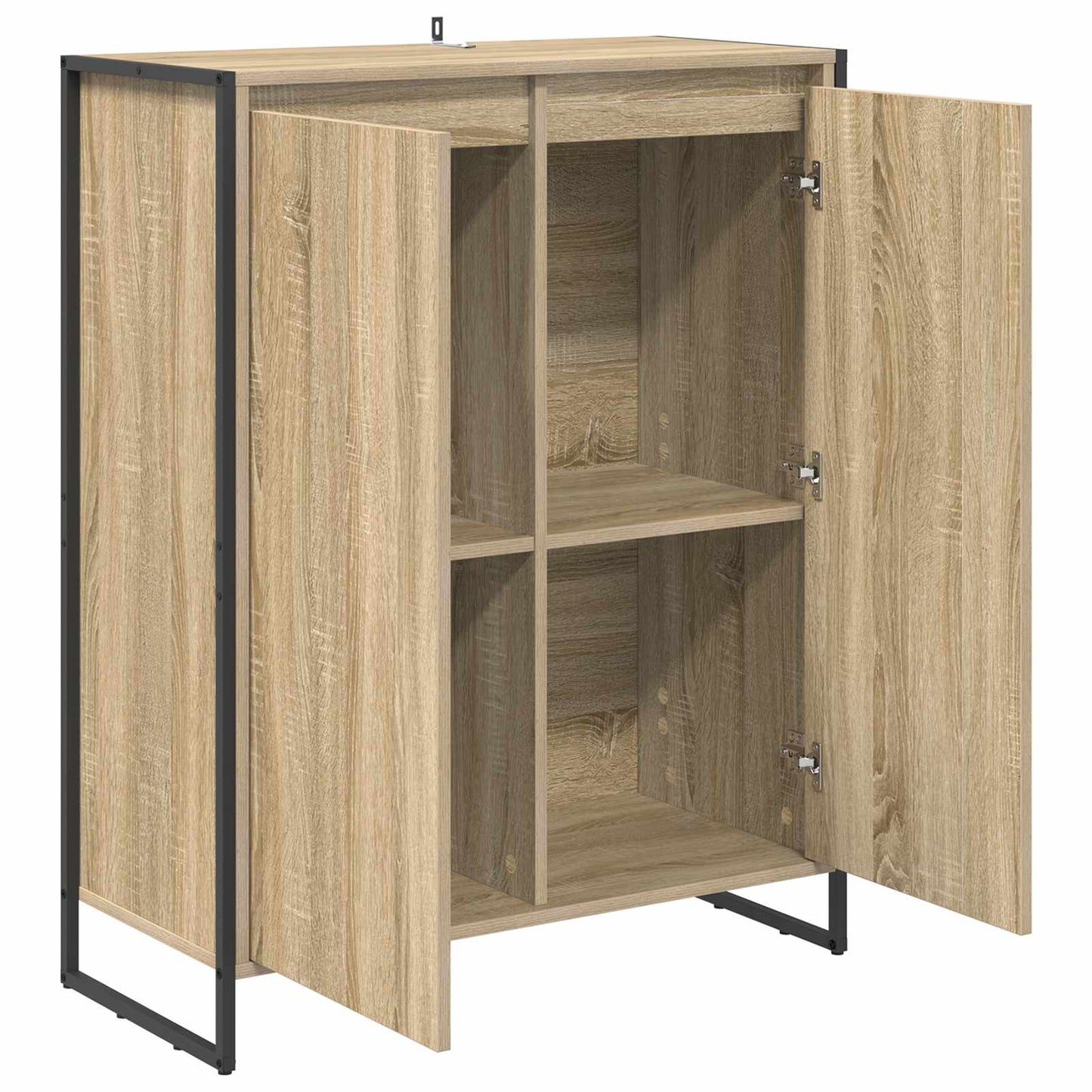 Shoe Cabinet with Door Sonoma 79 x 36 x 100 cm Engineered Wood