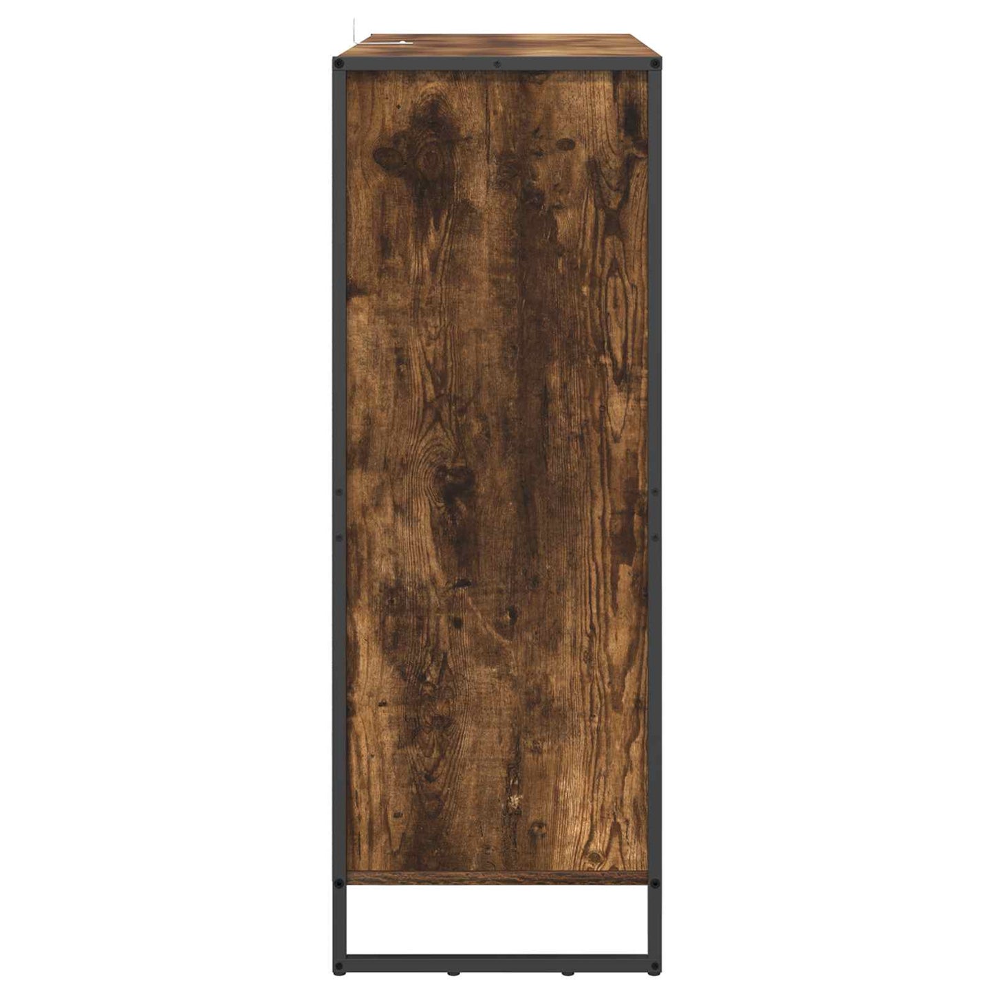 Shoe Cabinet Smoke Oak 79 x 36 x 100 cm Engineered Wood
