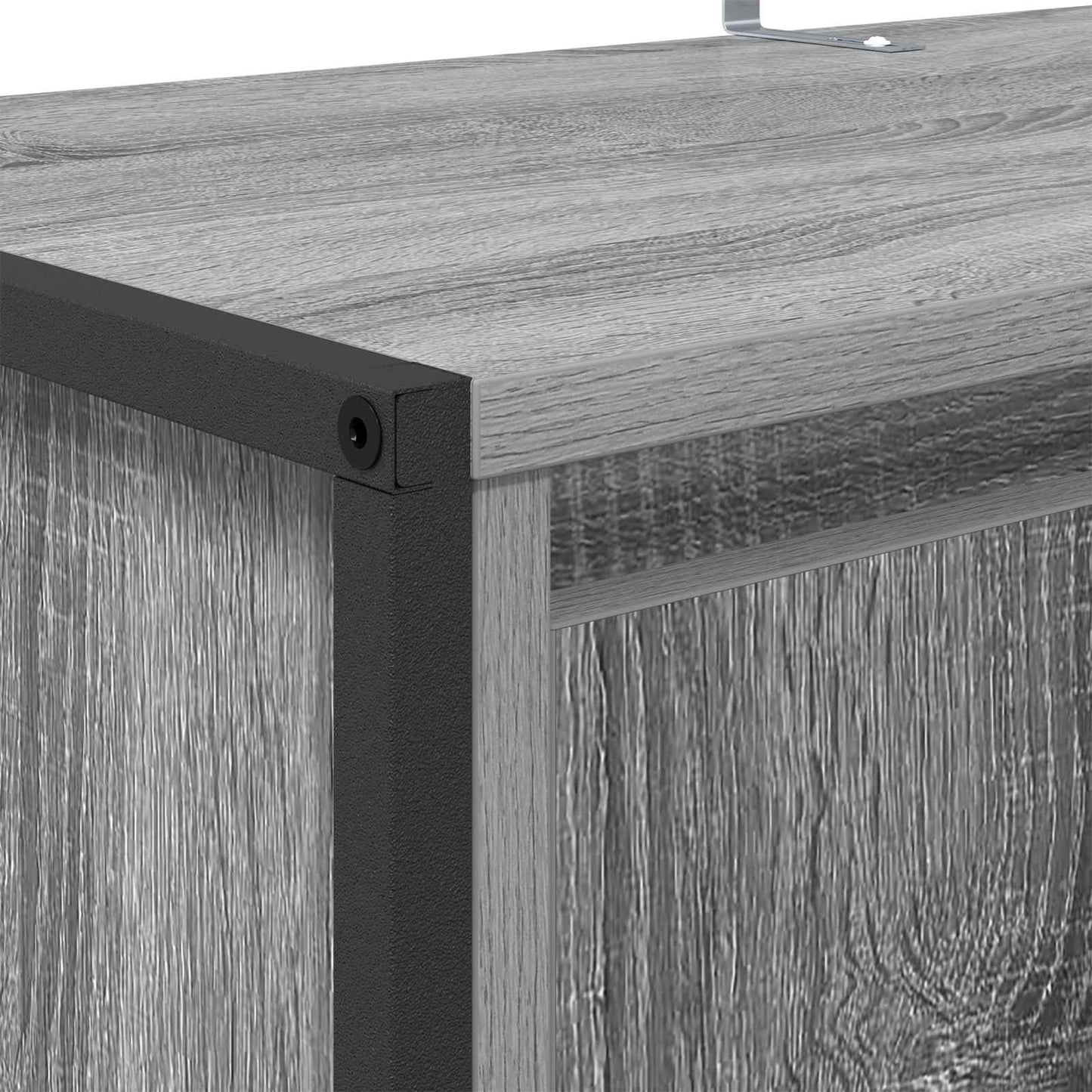Shoe Cabinet Grey Sonoma 79 x 36 x 100 cm Engineered Wood