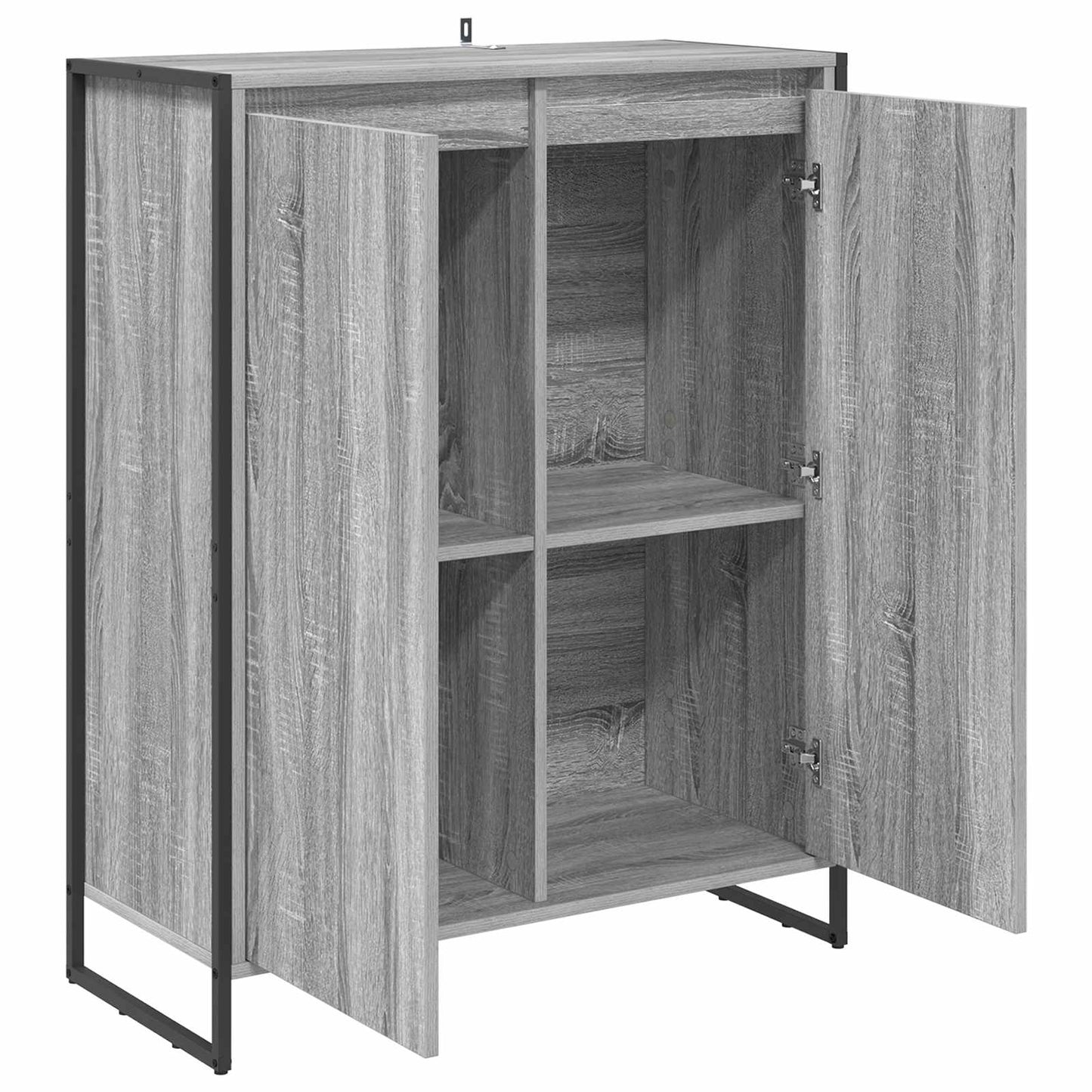 Shoe Cabinet Grey Sonoma 79 x 36 x 100 cm Engineered Wood