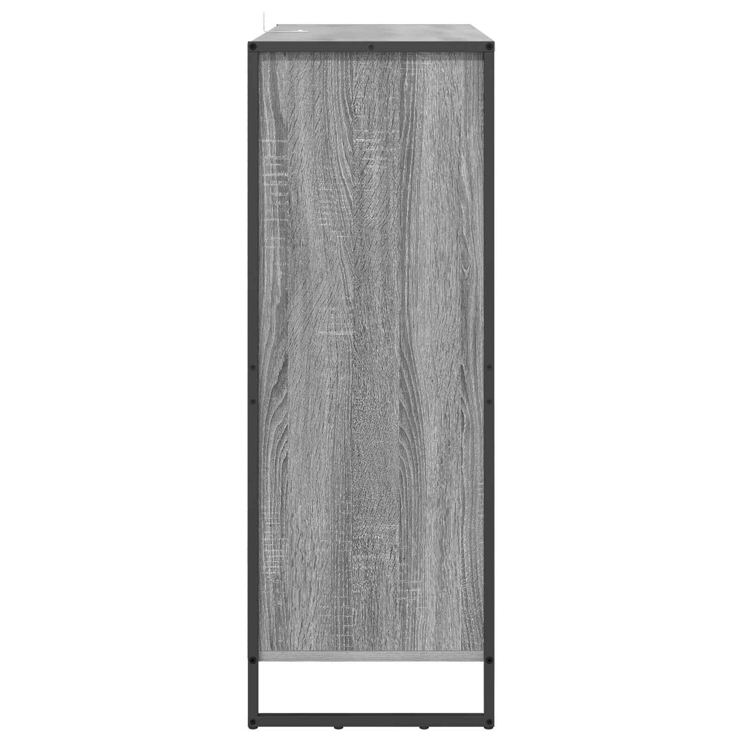 Shoe Cabinet Grey Sonoma 79 x 36 x 100 cm Engineered Wood