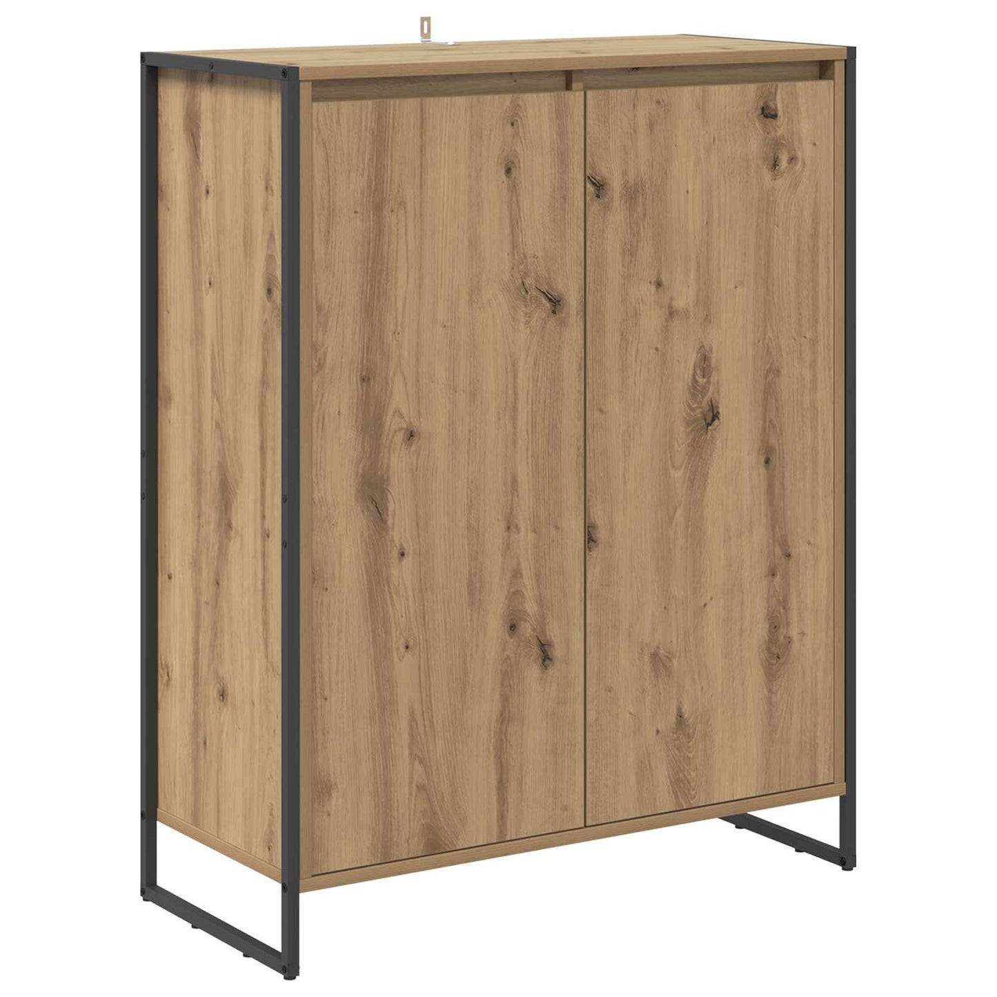 Shoe Cabinet Artisian Oak 79 x 36 x 100 cm Engineered Wood