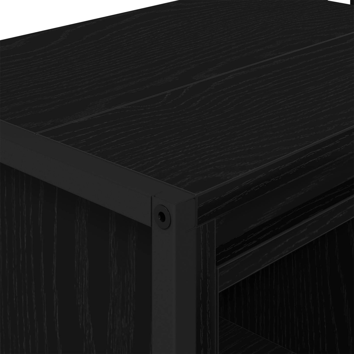Bathroom Cabinet Black Oak 90 x 30 x 60 cm Engineered Wood