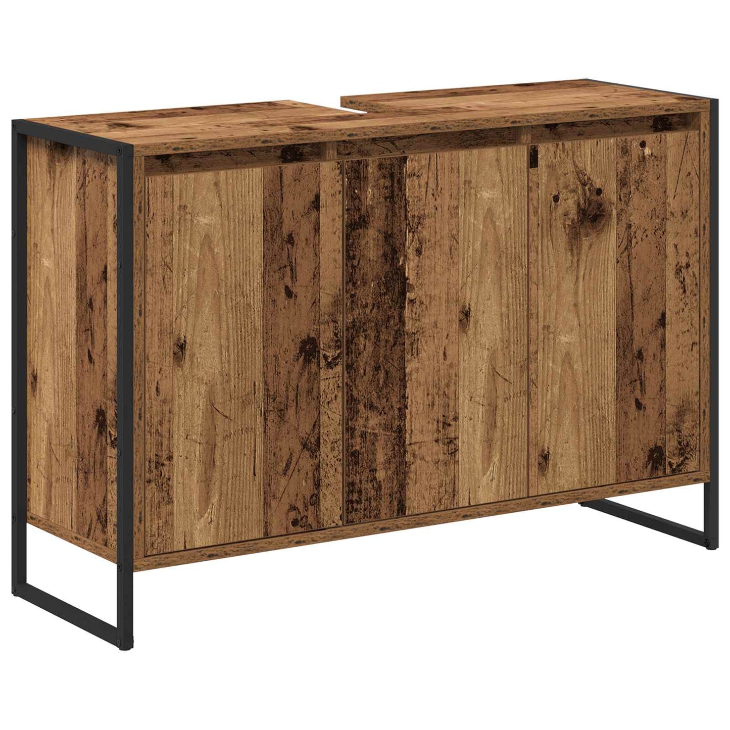 Bathroom Cabinet Old Wood 90 x 30 x 60 cm Engineered Wood