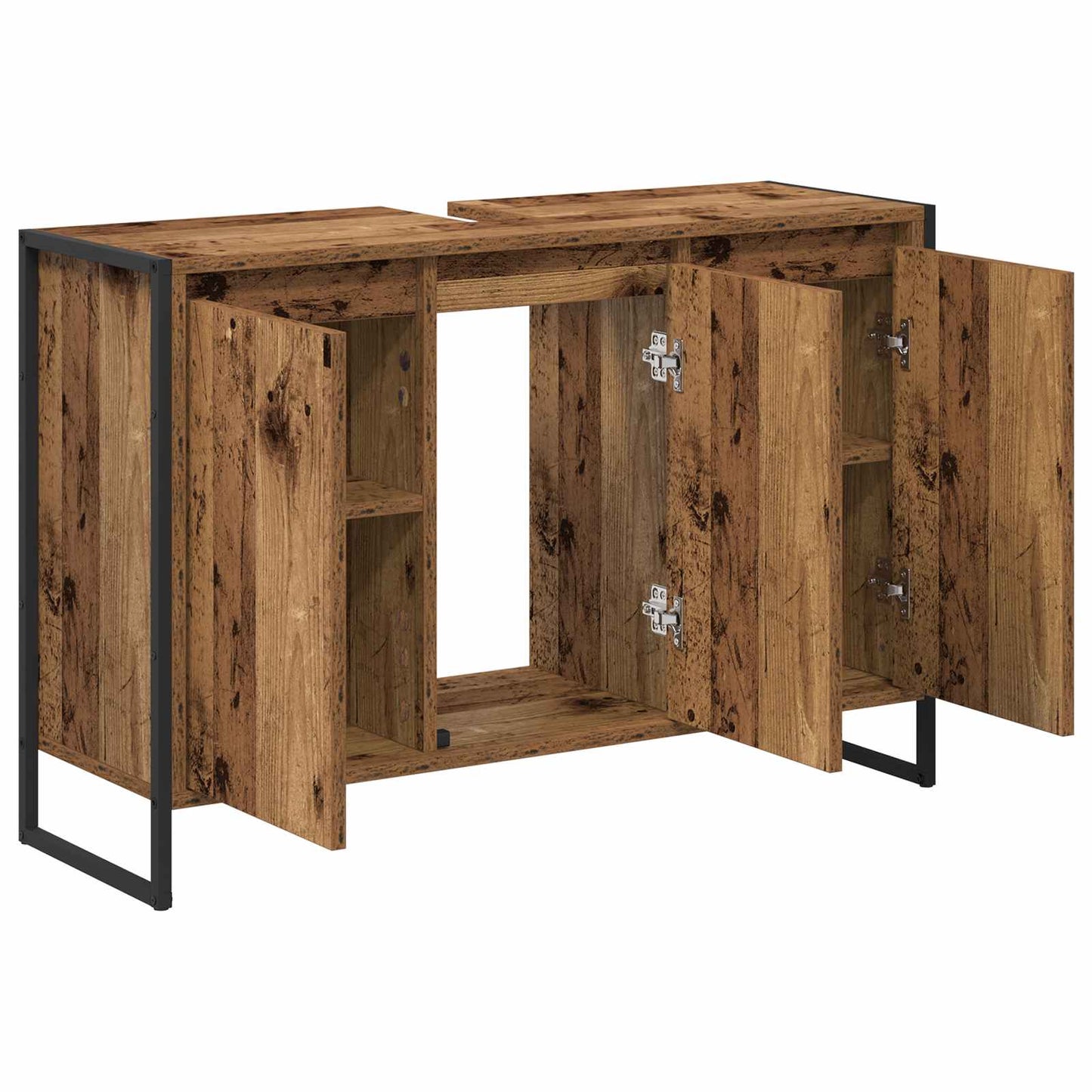 Bathroom Cabinet Old Wood 90 x 30 x 60 cm Engineered Wood