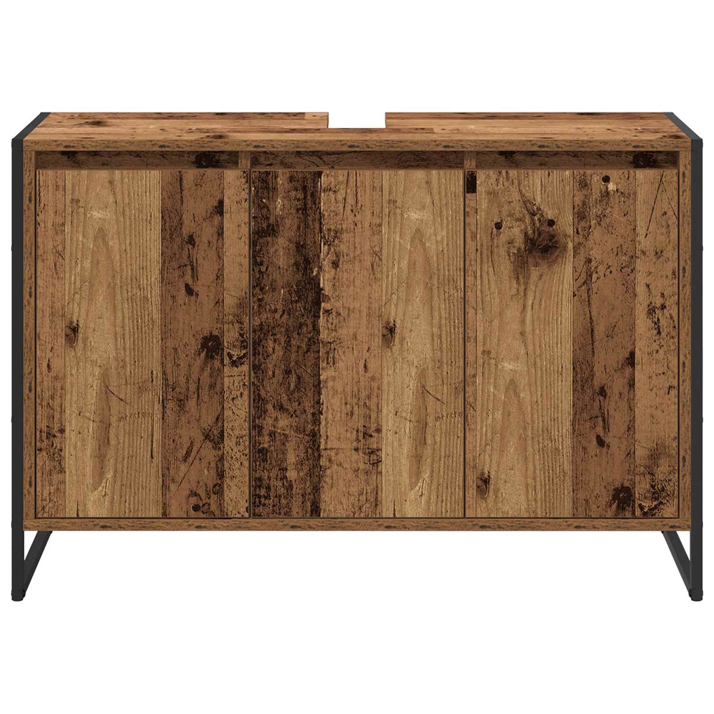Bathroom Cabinet Old Wood 90 x 30 x 60 cm Engineered Wood