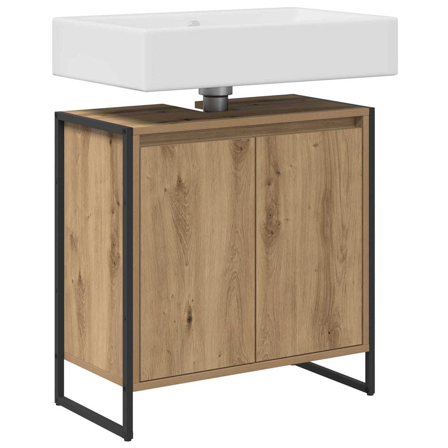 Bathroom Cabinet Artisian Oak 60 x 30 x 60 cm Engineered Wood